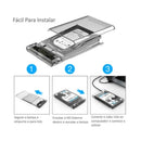 Case de Hd Externo 2.5 Notebook Usb Ps4, Xbox, Pc