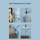 Adaptador de Tomada Dobrável 20A 3 Entradas Padrão Brasileiro Bivolt