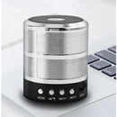 Caixa de Som 887 Mini Caixinha Bluetooth Portatil Usb Sd Fm Bateria Recarregavel Amplificada - Grave Potente