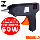 Pistola de Cola Quente Profissional 60W Bivolt – Botão Liga/Desliga