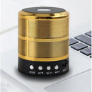 Caixa de Som 887 Mini Caixinha Bluetooth Portatil Usb Sd Fm Bateria Recarregavel Amplificada - Grave Potente