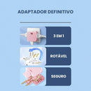 Adaptador de Tomada Dobrável 20A 3 Entradas Padrão Brasileiro Bivolt