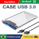 Case HD Externo 2.5 USB 3.0 para SSD Notebook PS4 Xbox 6Gbps