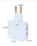 Adaptador de Tomada Dobrável 20A 3 Entradas Padrão Brasileiro Bivolt