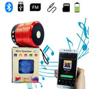 Caixa de Som 887 Mini Caixinha Bluetooth Portatil Usb Sd Fm Bateria Recarregavel Amplificada - Grave Potente