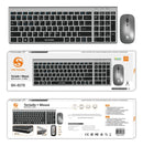 Kit Teclado e Mouse Sem Fio BK-8078 Bluetooth Recarregável ABNT2