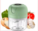 Mini Triturador Elétrico USB 250ml para Alho Temperos e Vegetais