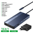 Docking Station ACASIS 14 em 1 USB-C com 3 Monitores 4K