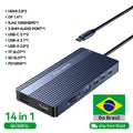 Docking Station ACASIS 14 em 1 USB-C com 3 Monitores 4K