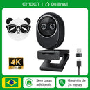 Webcam EMEET Piko 4K UHD Dual Camera com 3 Microfones para Streaming