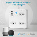 Smart Switch com Tomada e USB | Tomada Inteligente com Filtro de Linha