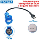 Adaptador TAYSLA CEE 32A para Tomada Brasileira 20A Carregador Veículo Elétrico