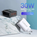 Carregador Turbo 20W 2 Portas USB Carregamento Rápido Universal