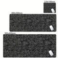 Mouse Pad Gamer XXL Black White Strata Desk Mat Grande Antiderrapante