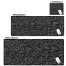 Mouse Pad Gamer XXL Black White Strata Desk Mat Grande Antiderrapante