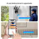 Câmera de Segurança Wi-Fi iCSee 6MP 4K Ultra HD – Externa IP66