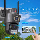 Câmera de Segurança Wi-Fi iCSee 6MP 4K Ultra HD – Externa IP66