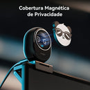 Webcam EMEET Piko 4K UHD Dual Camera com 3 Microfones para Streaming