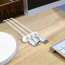 Organizador de Cabos NNBILI Silicone para Mesa USB Mouse Fone de Ouvido