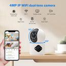 Câmera de Segurança Wi-Fi ICSee com Visão Noturna Monitoramento pelo Celular