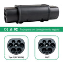 Adaptador EV Chiefleed Tipo 2 IEC 62196 para GBT 32A até 22KW