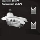 Cortador Multifuncional Ajustável Fatiador Julienne Legumes Frutas com Cesto