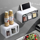Porta Temperos ECOCO de Parede Organizador para Sal Açúcar e Condimentos