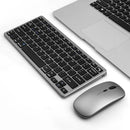 Kit Teclado e Mouse Sem Fio Bluetooth 5.0 2.4G para Notebook e PC