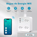 Smart Switch com Tomada e USB | Tomada Inteligente com Filtro de Linha