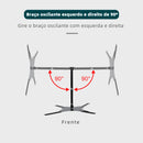 Suporte Articulado para TV e Monitor VESA Braço Ajustável Universal