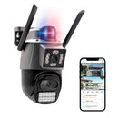 Câmera de Segurança Wi-Fi iCSee 6MP 4K Ultra HD – Externa IP66