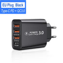 Carregador Turbo 20W 2 Portas USB Carregamento Rápido Universal