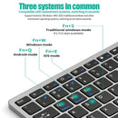 Kit Teclado e Mouse Sem Fio Bluetooth 5.0 2.4G para Notebook e PC