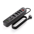 Filtro de Linha Coibeu 5 Tomadas 3 USB 2500W Cabo 1,9m Proteção Contra Sobrecarga