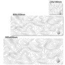 Mouse Pad Gamer XXL Black White Strata Desk Mat Grande Antiderrapante
