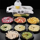 Cortador Multifuncional Ajustável Fatiador Julienne Legumes Frutas com Cesto