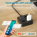 Tomada Inteligente Wi-Fi com USB Smart Socket Controle Inteligente