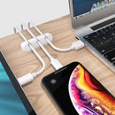 Organizador de Cabos NNBILI Silicone para Mesa USB Mouse Fone de Ouvido