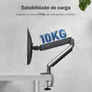 Suporte Articulado para Monitor Braço Mecânico a Gás Alumínio VESA