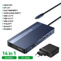 Docking Station ACASIS 14 em 1 USB-C com 3 Monitores 4K