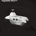 Cortador Multifuncional Ajustável Fatiador Julienne Legumes Frutas com Cesto