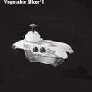 Cortador Multifuncional Ajustável Fatiador Julienne Legumes Frutas com Cesto