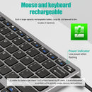 Kit Teclado e Mouse Sem Fio Bluetooth 5.0 2.4G para Notebook e PC