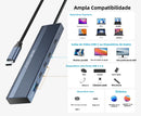 Docking Station ACASIS 5 em 1 USB-C – Hub 10Gbps com Vídeo 4K e Carregamento PD