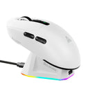 Mouse Gamer SOLAKAKA SM822 SM820 Tri-Mode 24000 DPI com Dock de Carregamento