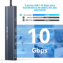 Docking Station ACASIS 5 em 1 USB-C – Hub 10Gbps com Vídeo 4K e Carregamento PD