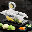 Cortador Multifuncional Ajustável Fatiador Julienne Legumes Frutas com Cesto