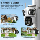 Câmera IP Wi-Fi P15 iCSee com 3 Lentes e Visão Tripla – Segurança Inteligente