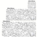 Mouse Pad Gamer XXL Black White Strata Desk Mat Grande Antiderrapante