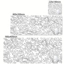 Mouse Pad Gamer XXL Black White Strata Desk Mat Grande Antiderrapante
